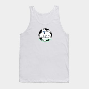 [Shilly Wabbit] Baby Lop Bunny Rabbit Loves Soccer Tank Top